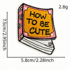 Books Patches (Iron-On)