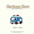Cute Cartoon Vehicle Patches (Stick-On) - CheerCove