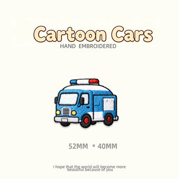 Cute Cartoon Vehicle Patches (Stick-On) - CheerCove
