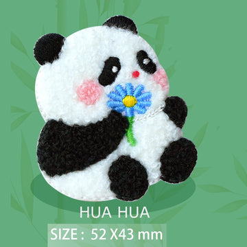 Popular Panda Embroidered Patches - Multiple Designs Available - CheerCove
