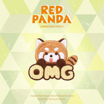 Cute Red Panda Embroidered Patches - Multiple Designs Available - CheerCove