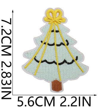 Christmas Tree Patches (Iron-On)