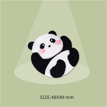 Adorable Panda Embroidered Patches - Multiple Designs Available - CheerCove