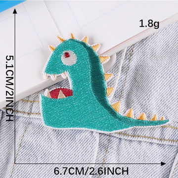 Dinosaur Embroidered Patches - Multiple Designs Available - CheerCove