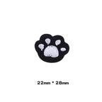 Black Kitty Embroidered Patches - Multiple Designs Available - CheerCove