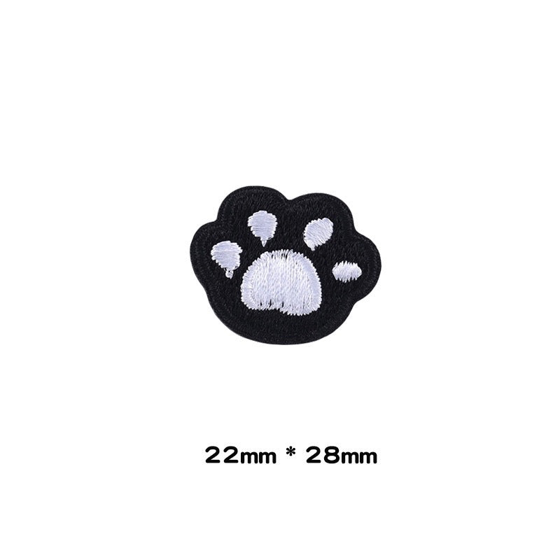 Black Kitty Embroidered Patches - Multiple Designs Available - CheerCove