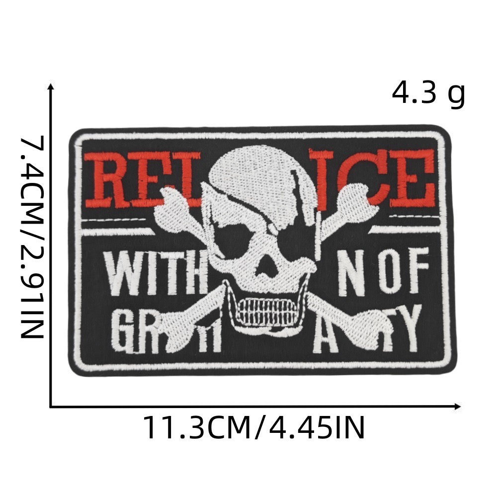 Skull Patches (Iron-On)