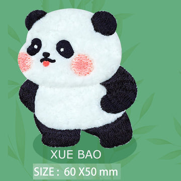 Popular Panda Embroidered Patches - Multiple Designs Available - CheerCove