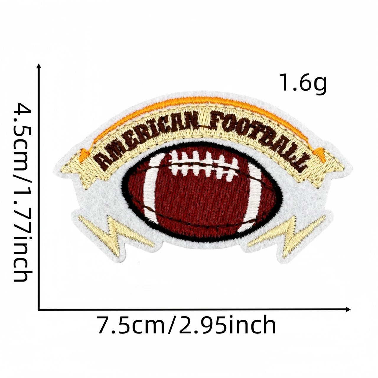 Football ① Patches (Iron-On)