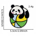 Panda ② Patches (Iron-On)