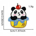 Panda ① Patches (Iron-On)
