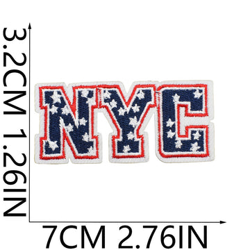I Love NY Patches (Iron-On)