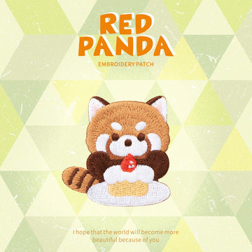 Cute Red Panda Embroidered Patches - Multiple Designs Available - CheerCove