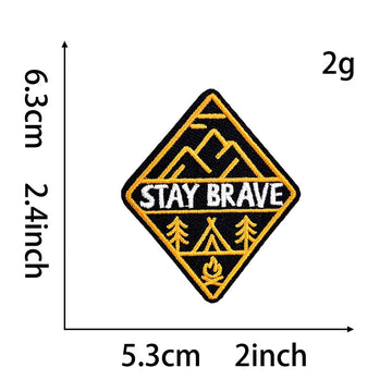Outdoor Fishing & Camping Patches (Iron-On) - CheerCove