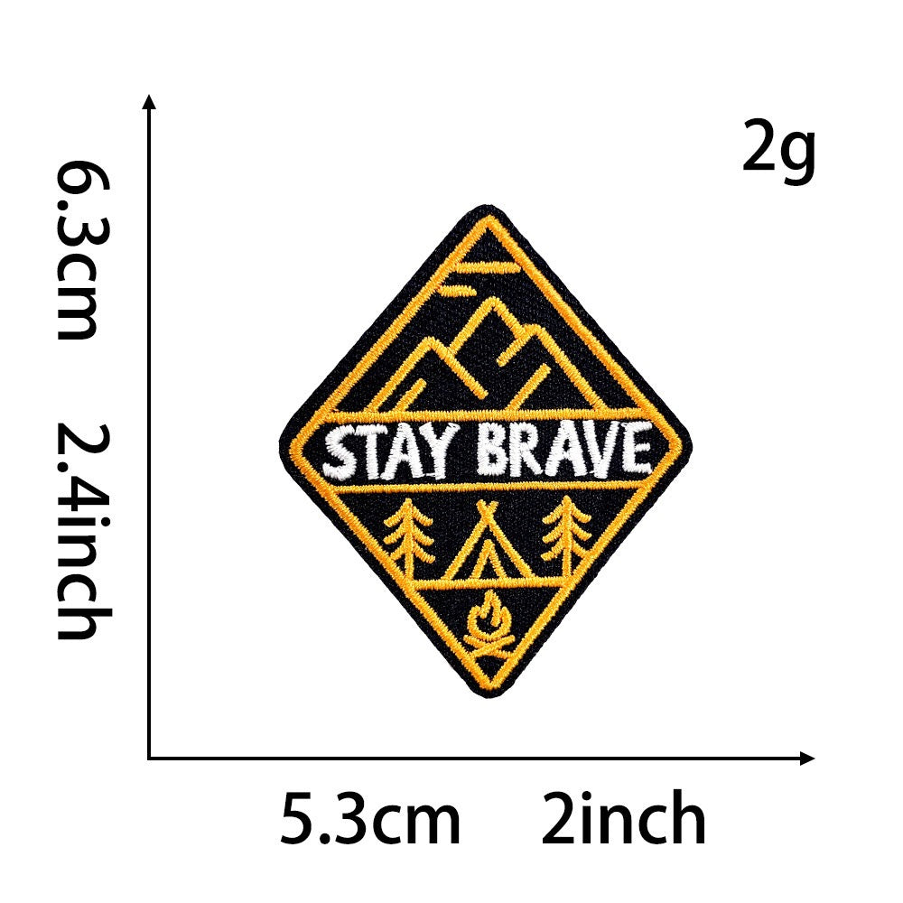 Outdoor Fishing & Camping Patches (Iron-On) - CheerCove