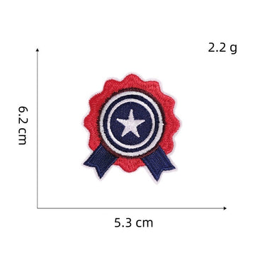 Stars & Stripes ② Patches (Iron-On)