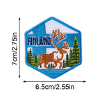 World City Landmarks Patches (Iron-On)