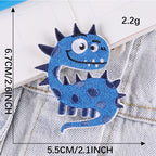Dinosaur Embroidered Patches - Multiple Designs Available - CheerCove