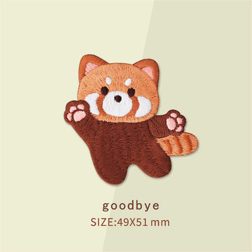 Adorable Red Panda Embroidered Patches - Multiple Designs Available - CheerCove