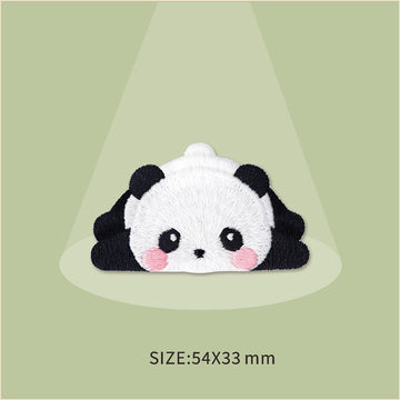 Adorable Panda Embroidered Patches - Multiple Designs Available - CheerCove