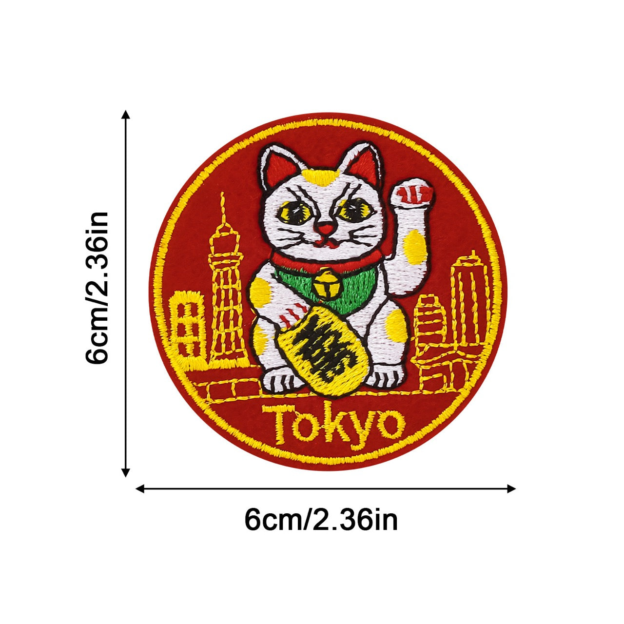 Vintage Travel & World Landmarks Patches (Iron-On)