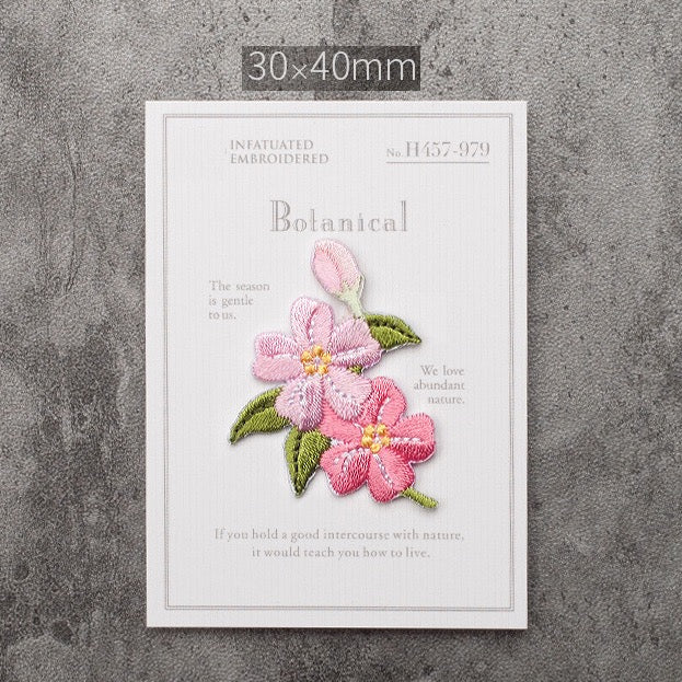 Beautiful flower Patches (Iron-On)