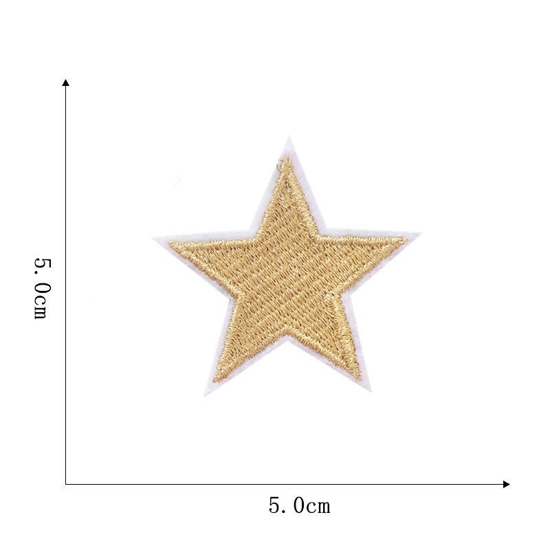 Colorful Stars Patches (Iron-On)