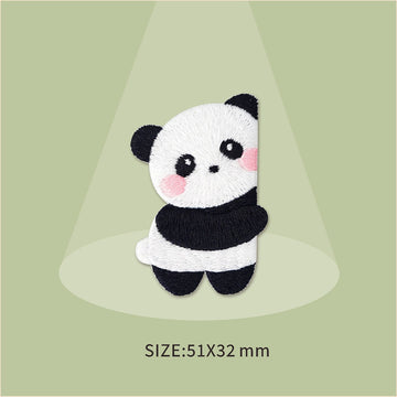 Adorable Panda Embroidered Patches - Multiple Designs Available - CheerCove