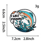 Outdoor Fishing & Camping Patches (Iron-On) - CheerCove