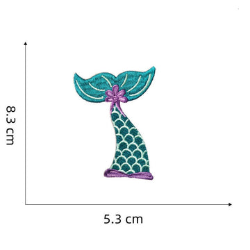 Mermaid Embroidered Patches - Multiple Designs Available - CheerCove