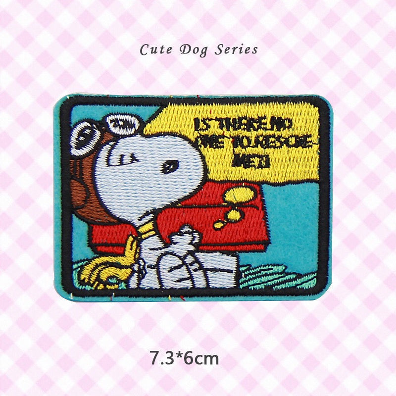 Cute Beagle Dog Patches (Iron-On)