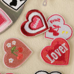 Heart Embroidered Patches ② - Multiple Designs Available - CheerCove