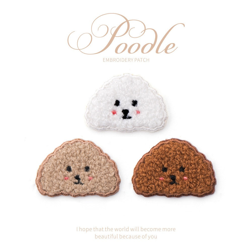 Poodle Embroidered Patches - Multiple Designs Available - CheerCove