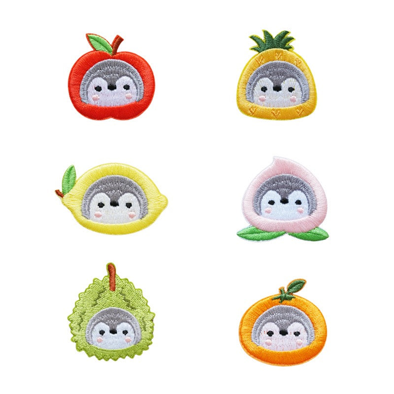 Fresh penguin Fruit Patches(Stick-On)