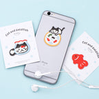 Cat and Goldfish Embroidered Patches - Multiple Designs Available - CheerCove
