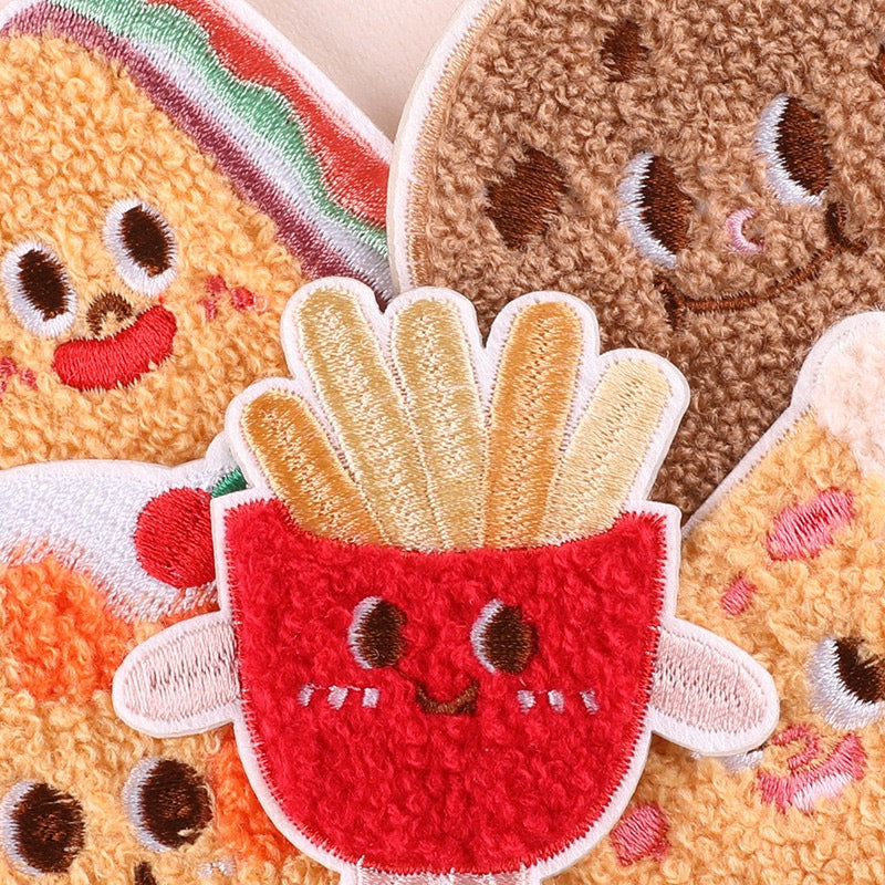 Fast Foodie Embroidered Patches ① - Multiple Designs Available - CheerCove