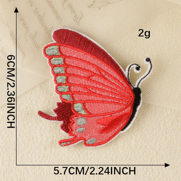 Butterfly Embroidered Patches ② - Multiple Designs Available - CheerCove