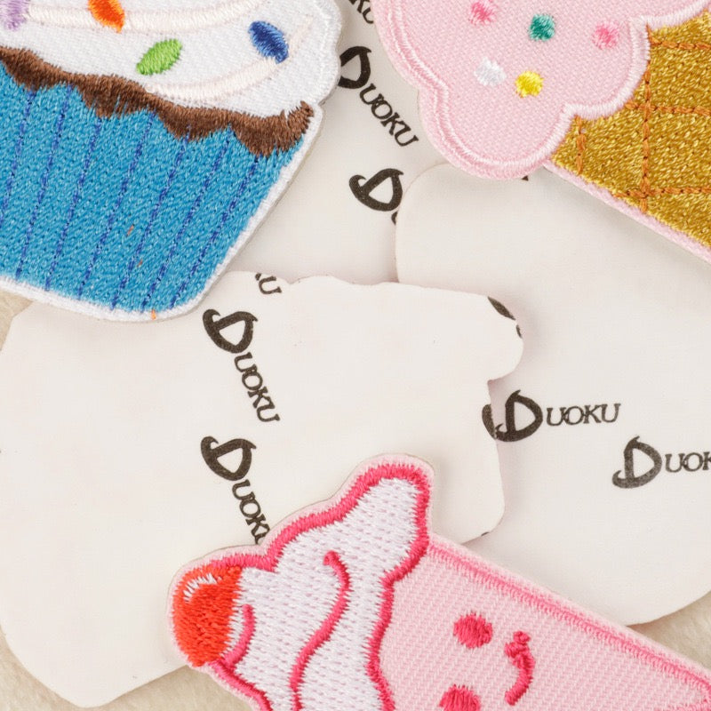 Dessert Embroidered Patches - Multiple Designs Available - CheerCove