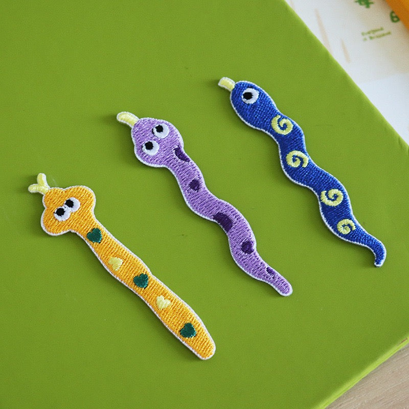 Lovely Snake Embroidered Patches - Multiple Designs Available - CheerCove