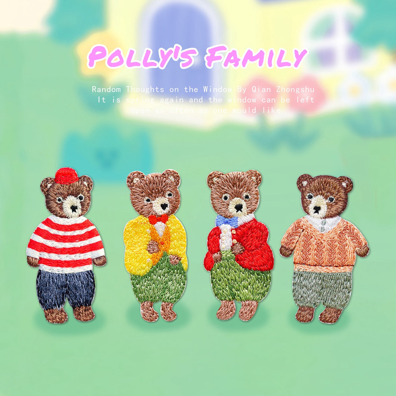 Polly's family Patches(Stick-On)