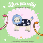 Lion Family Embroidered Patches - Multiple Designs Available - CheerCove