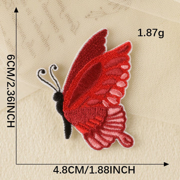 Butterfly Embroidered Patches ② - Multiple Designs Available - CheerCove