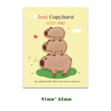 Capybara Embroidered Patches - Multiple Designs Available - CheerCove