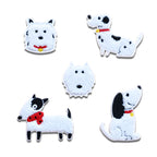 White Pet Dog Patches(Stick-On)