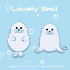 Lovely Seal Embroidered Patches - Multiple Designs Available - CheerCove