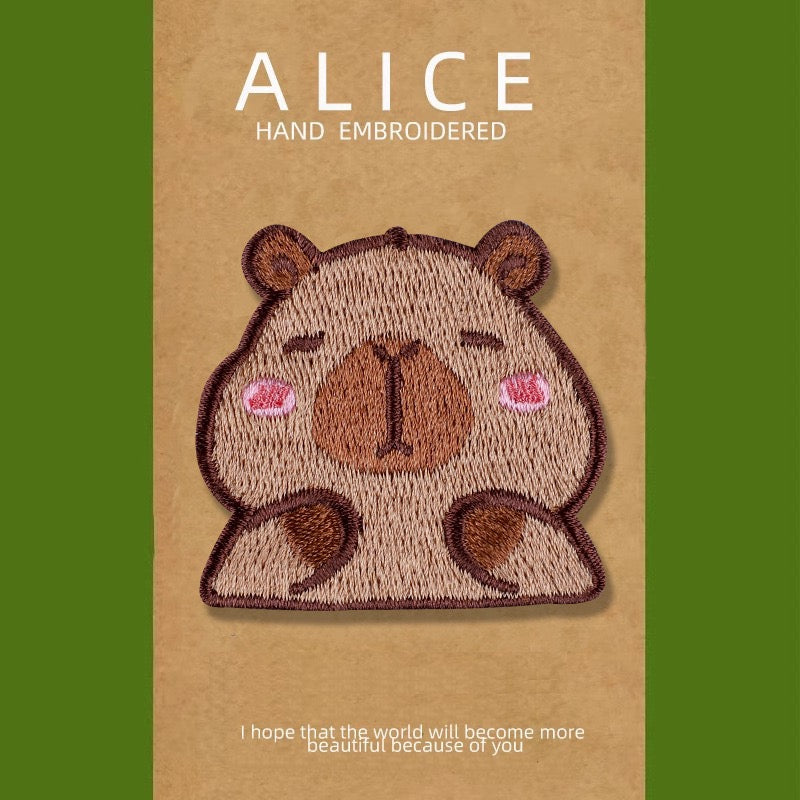 Derpy Capybara Patches (Stick-On)