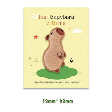 Capybara Embroidered Patches - Multiple Designs Available - CheerCove
