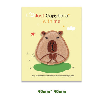 Capybara Embroidered Patches - Multiple Designs Available - CheerCove