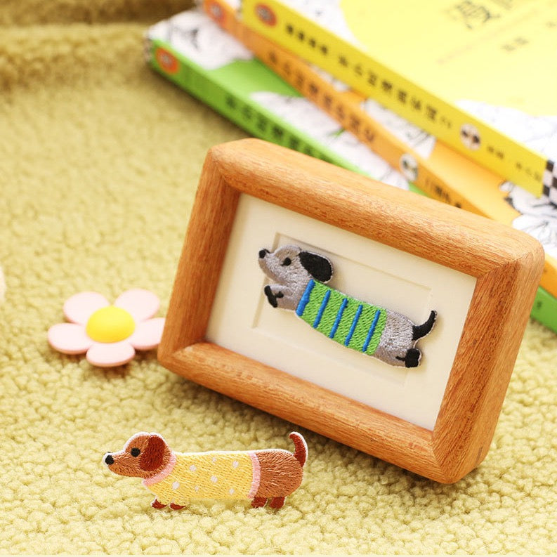 Wiener Dog Patches(Stick-On) - CheerCove