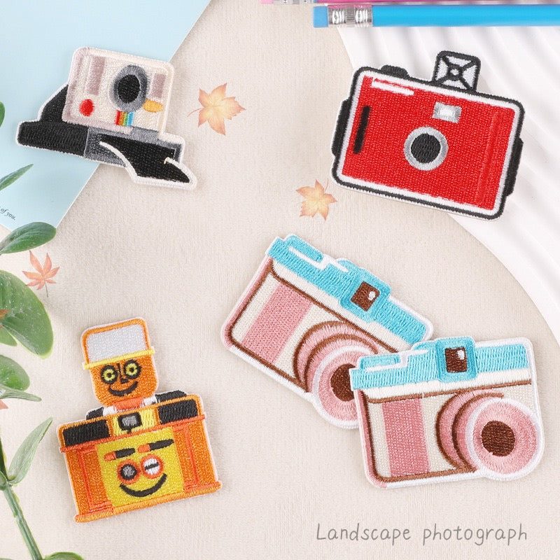 Camera Pvc Patch Camera Embroidered Patches – CheerCove